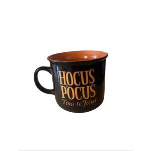 Burton+Burton Black Orange Halloween Hocus Pocus Mug Ceramic Coffee Cup